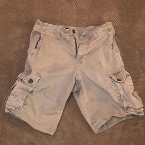 American eagle grey cargo shorts